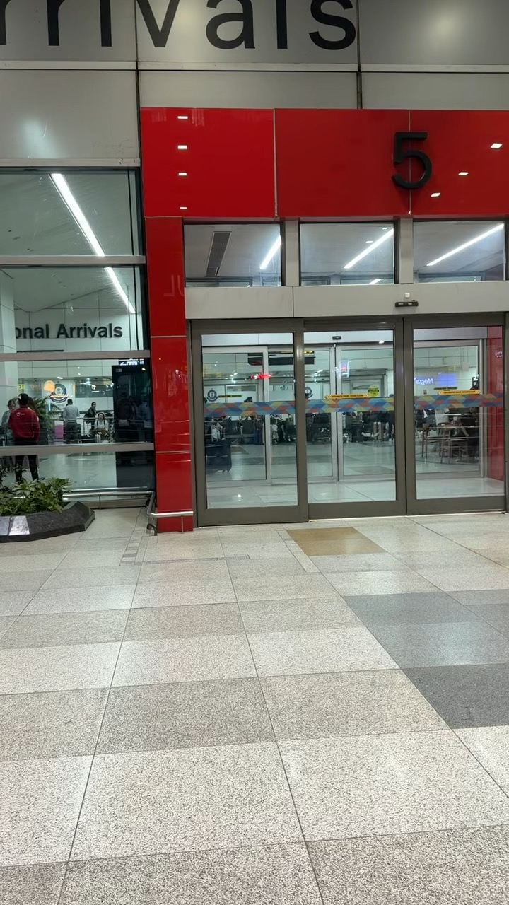 Youth for Yoga team members at the airport ready to start their India Journey 2026