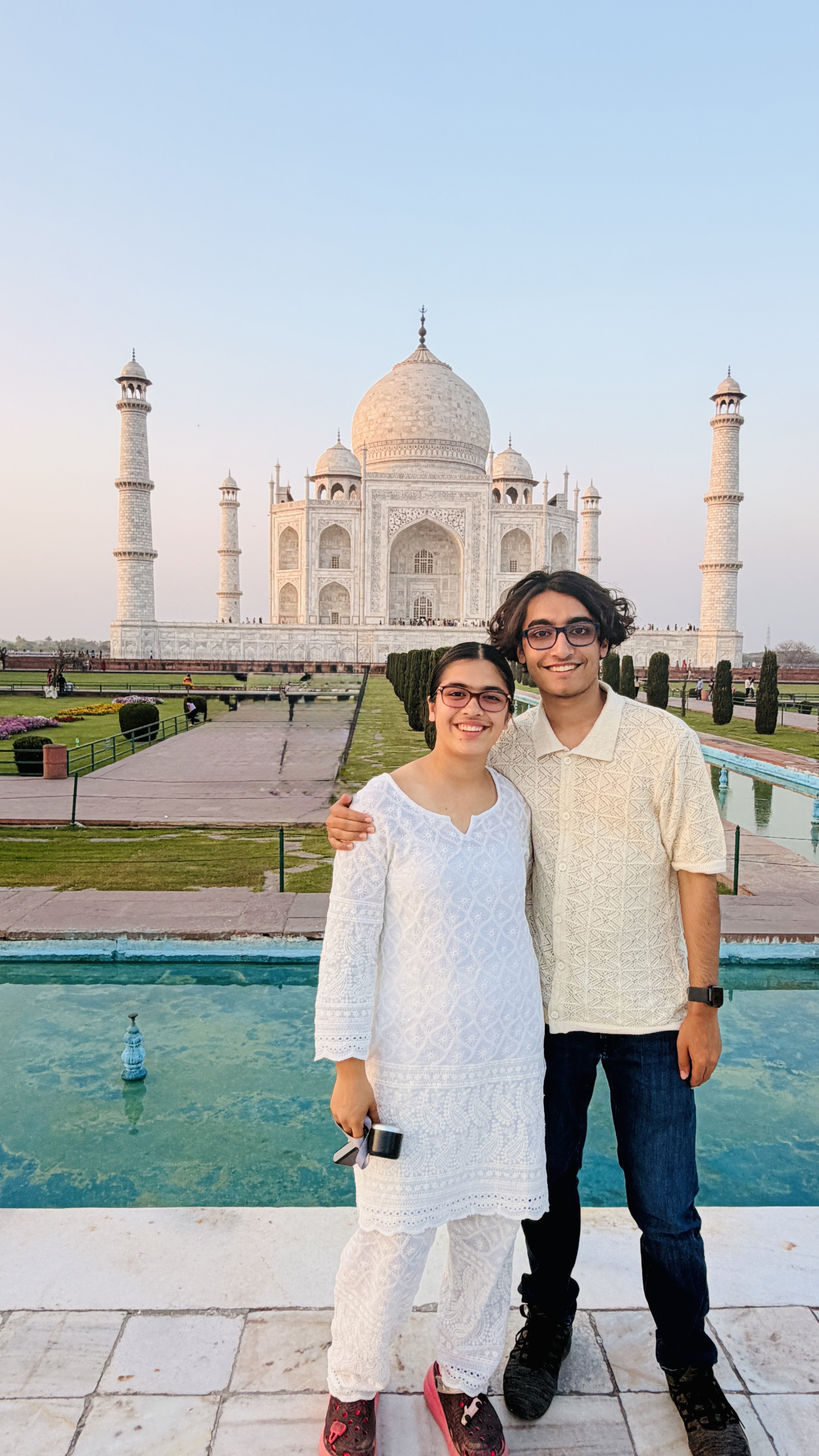 Sunset view of the Taj Mahal during the Youth for Yoga India Journey 2026 visit